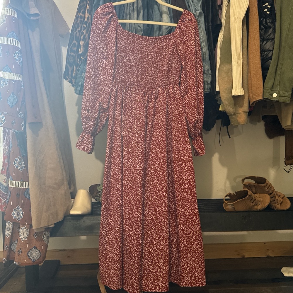 Long sleeve maxi dress